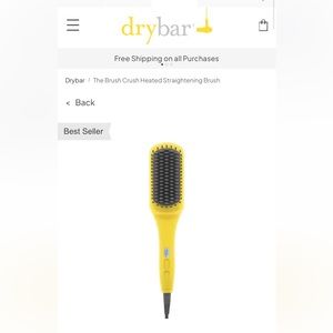 Brush Crush Heating Straightening Brush from Drybar
